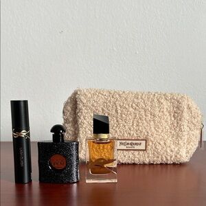 3 pieces Yves Saint Laurent set with Cosmetic Pouch